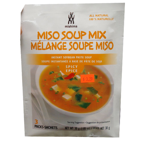 Mishima Miso soup mix 30g [spicy] 3p Montreal Korean and Japanese