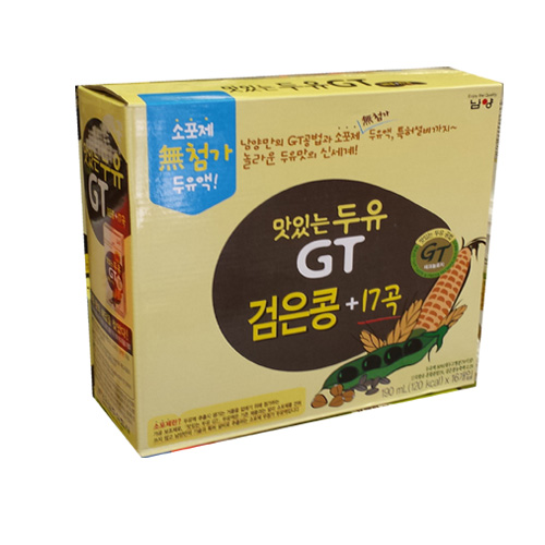 맛있는 두유 GT 검은콩+17곡(16개들이) 박스