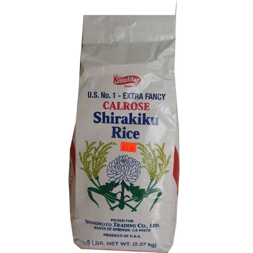 Shirakiku Brand Sushi rice 5Lbs