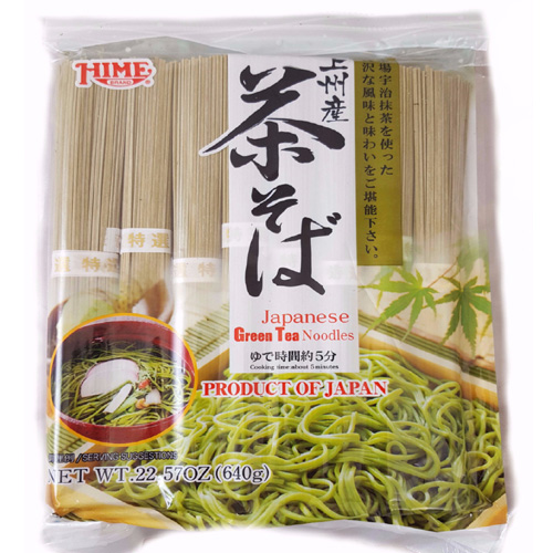 Hime Japanese green tea noodle 640g